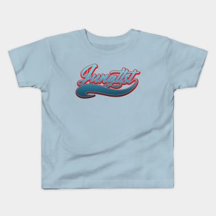 Team Junglist Tail Red and Blue Kids T-Shirt